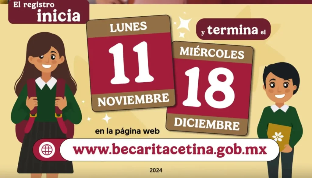 Registro en línea de la Beca Rita Cetina